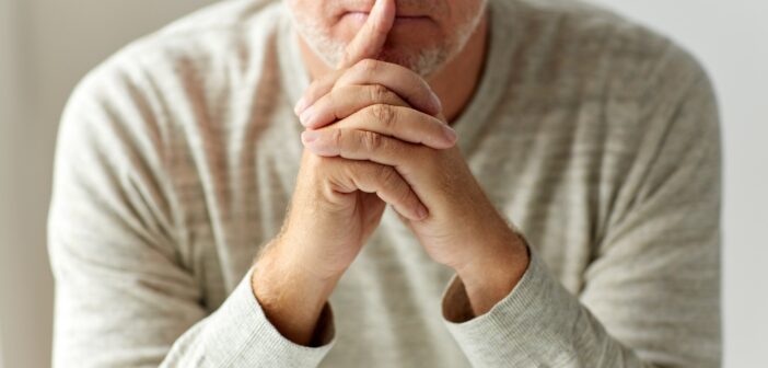 Hjärtflimmer - en äldre man tänker på sina problem